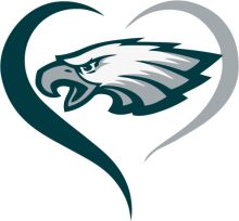 Eagle Logo with Heart Design