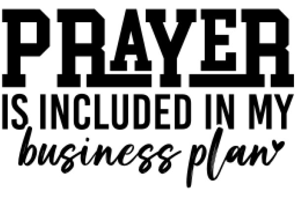 Prayer: A Business Plan