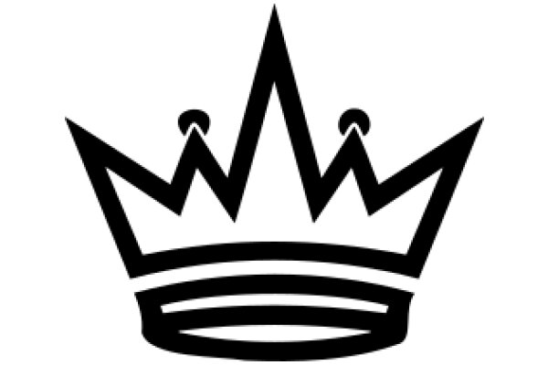 Stylized Crown Icon with Design