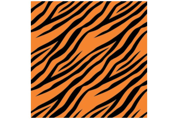 Vibrant Tiger Stripe Pattern