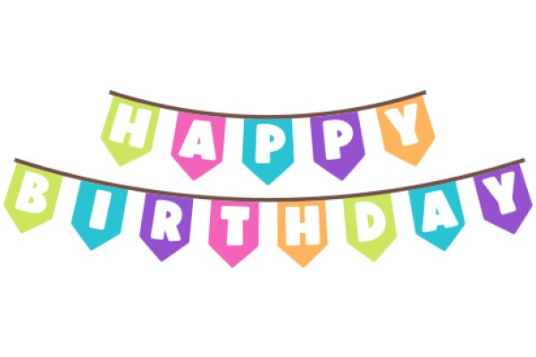 Celebrate Birthday with Colorful Banner