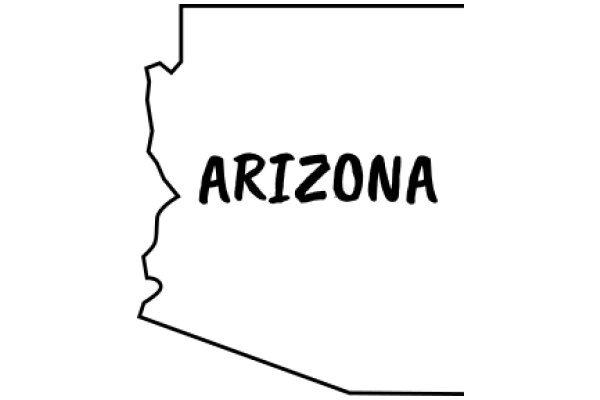 Arizona State Map: A Simple and Clear Representation of the Grand Canyon State