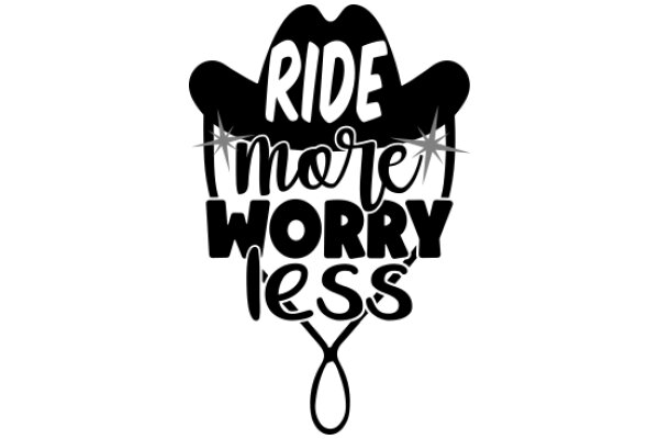 Ride More, Worry Less: A Motivational Poster