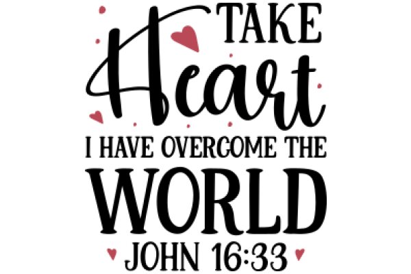 Take Heart: I Have Overcome the World - John 16:33