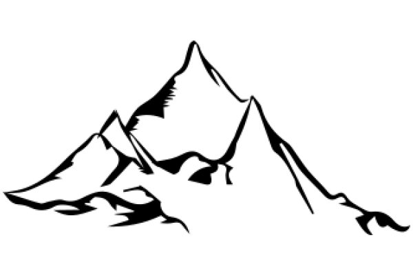 Silhouette of a Mountain Range