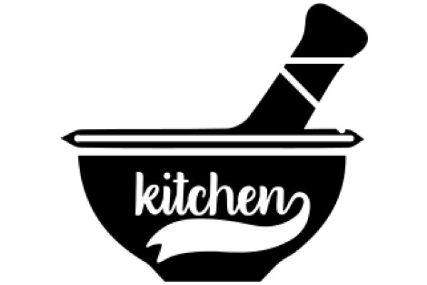 AKitchen Utensil with the Word 'Kitchen' Written Below It