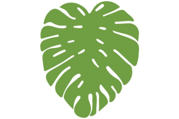 Vibrant Green Heart Symbol