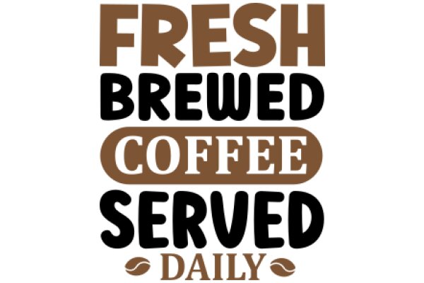 Fresh Brewed Coffee Served Daily