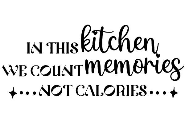 In This Kitchen, We Count Memories, Not Calories