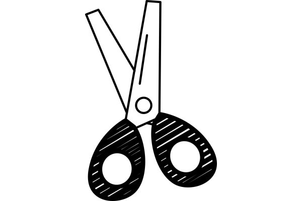 A Simple Illustration of a Pair of Scissors