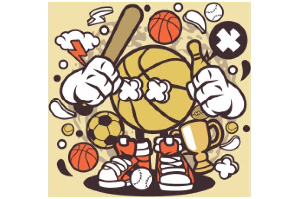 Sports Fan's Dream: A Basketball-Loving Illustration