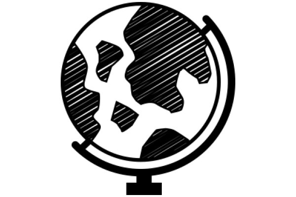 A Stylized Globe with a Human Face Design