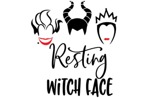 Whimsical Witch Face Logo