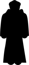 Silhouette of a Person in a Coat