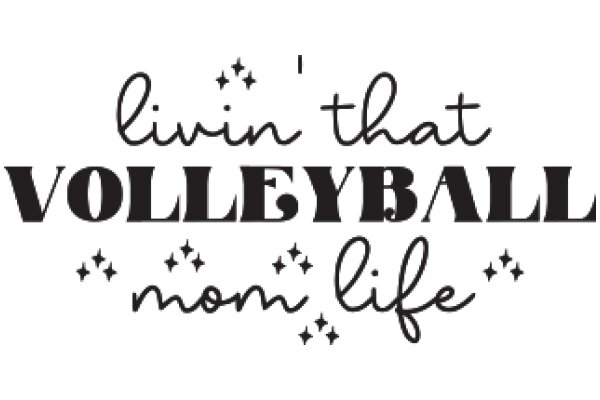 A Playful Tribute to Volleyball and Mom Life