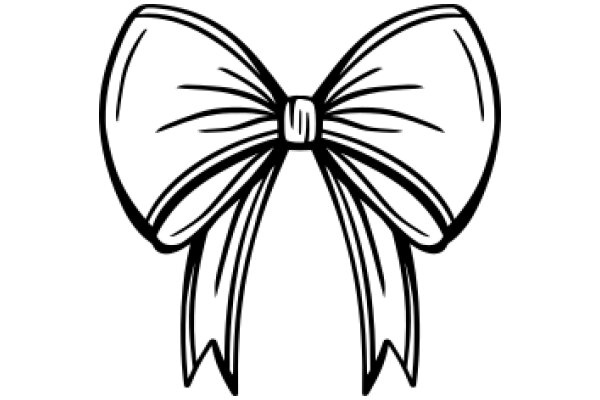 Stylized Bow with a Simple Design