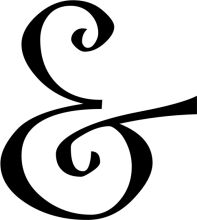 Elegant Typography: A Monochrome Ampersand Design