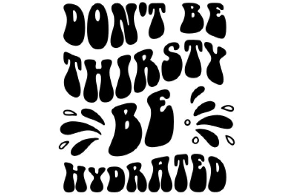 Don't Be Thirsty, Stay Hydrated