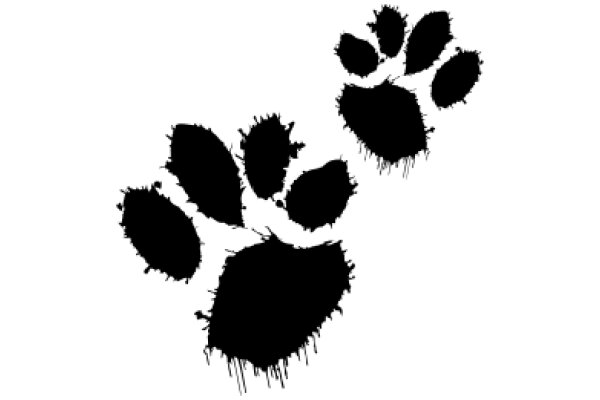 Silhouette of a Paw Print