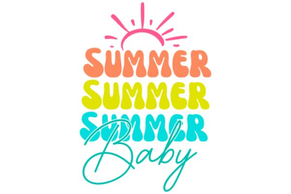 Summer Vibes: A Graphic Design for a Baby's Room