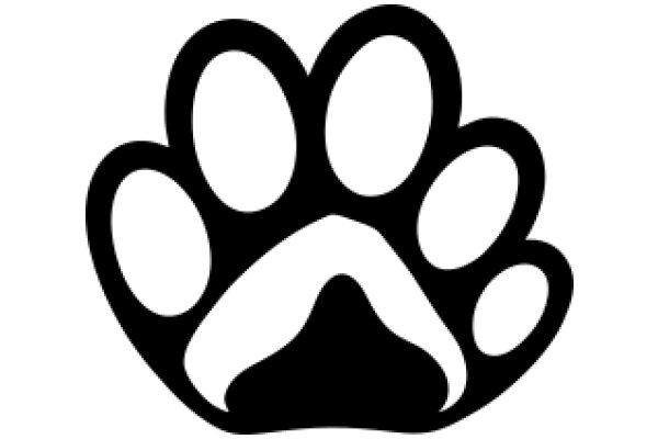 Stylized Paw Print Icon