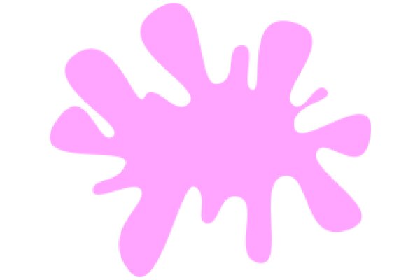 Vivid Pink Splatter Art