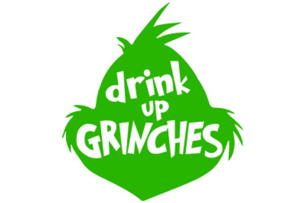 A Vibrant Logo for a Drink Brand: 'Drink Up Grinches'