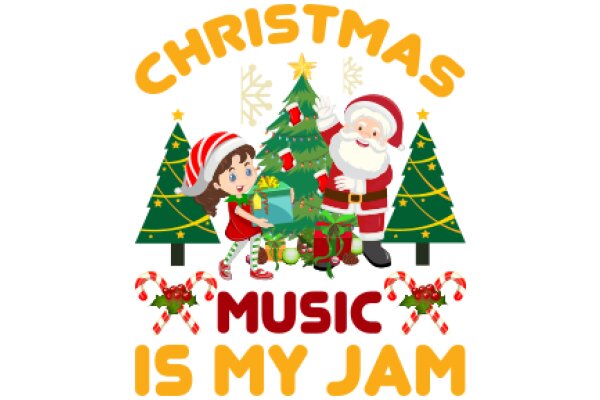 Celebrating the Festive Spirit: A Christmas-Themed Poster for Music Lovers