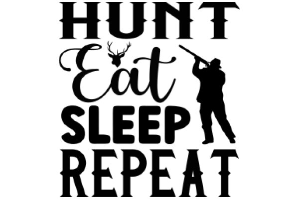 Hunt, Eat, Sleep, Repeat: A Silhouette of a Hunter's Life