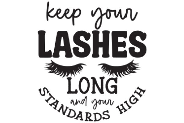 Keep Your Lashes Long and Your Standards High