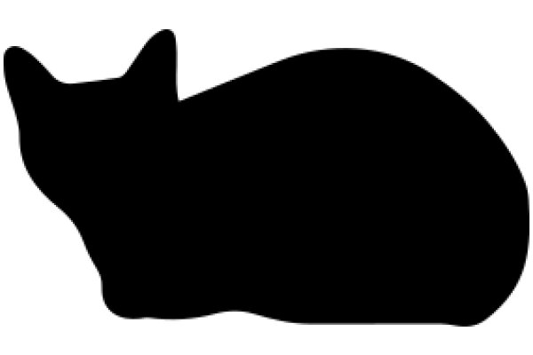 Silhouette of a Cat: A Simple yet Elegant Design