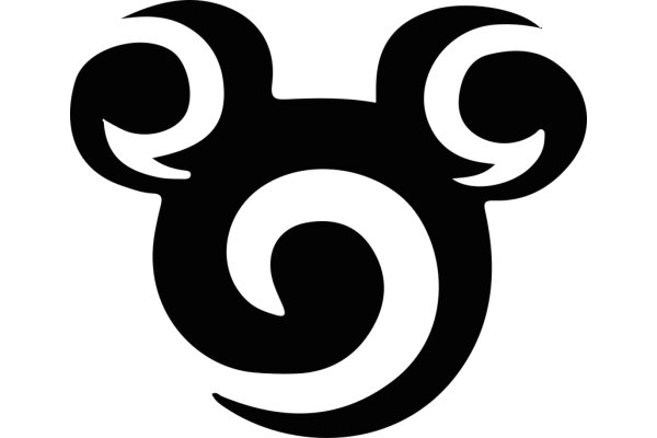 Stylized Mickey Mouse Logo