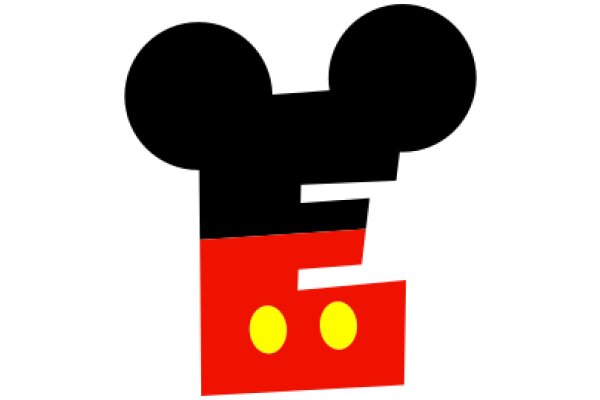 Simplistic Mickey Mouse Logo