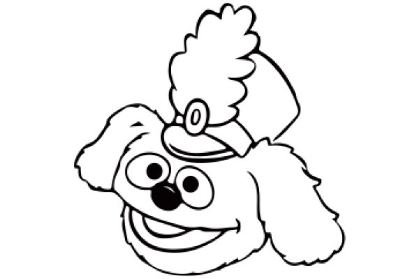 A Whimsical Illustration of a Dog in a Band Conductor's Uniform