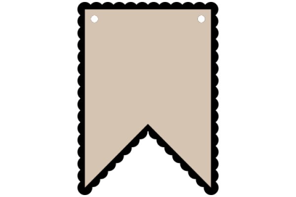 A Simple, Illustration of a Paper Triangle