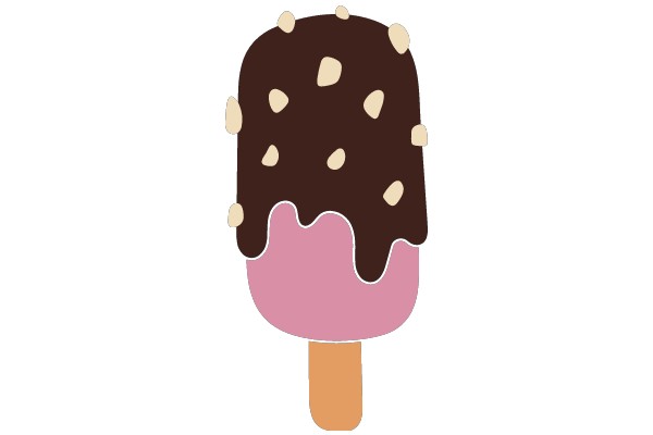 Delightful Dessert: A Chocolate-Covered Ice Cream Pop