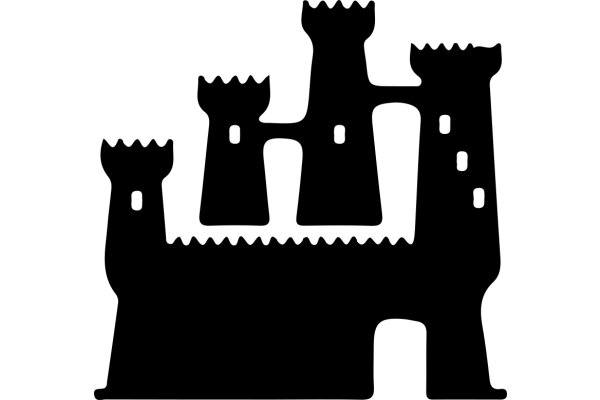 Silhouette of a Castle: A Symbol of Power and Grandeur