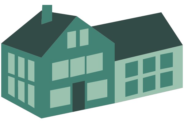 A Digital Illustration of a House