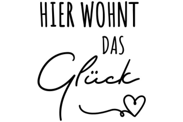 Hier Wohn das Glück: A Playful Exploration of the German Language