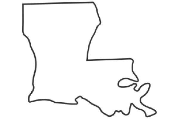 Simplified Map of the State of Louisiana