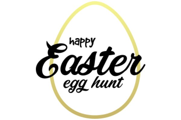 Happy Easter Egg Hunt: A Playful and Festive Logo