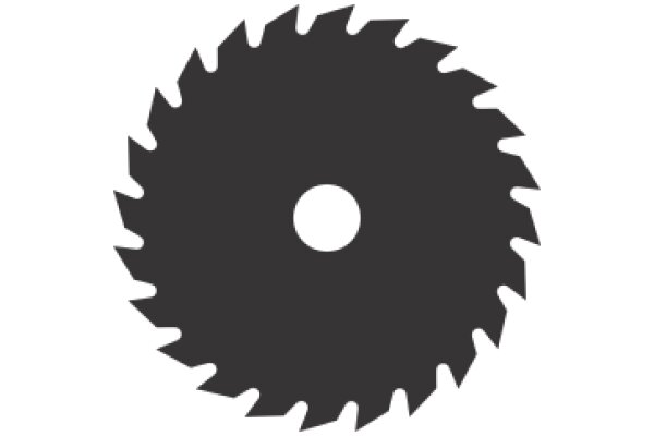 A Close-Up View of a Circular Saw Blade