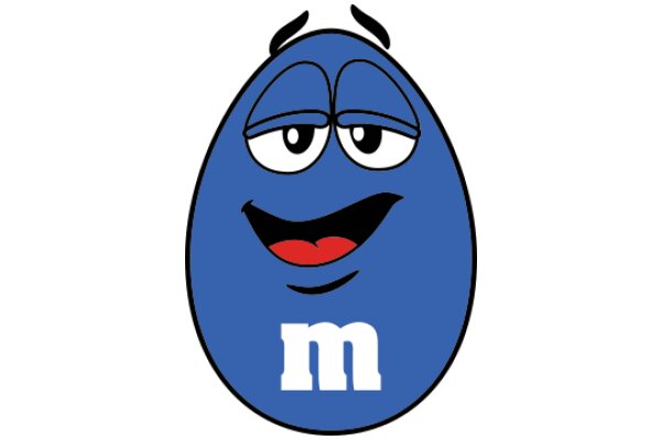 M&M's Delightful Blue Character