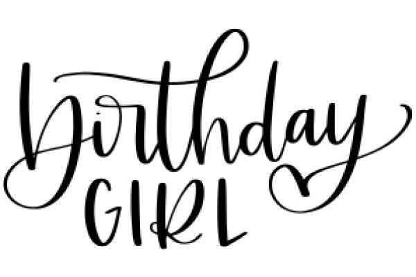 Birthday Girl: A Hand-Lettered Greeting