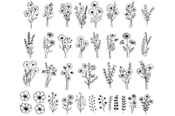 A Collection of Flower Illustrations