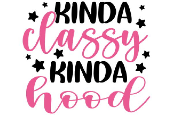 Kindness is the New Classy: A Pink Affirmation Poster