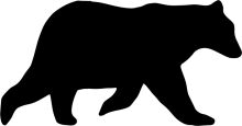 Silhouette of a Bear: A Symbol of Strength and Wilderness