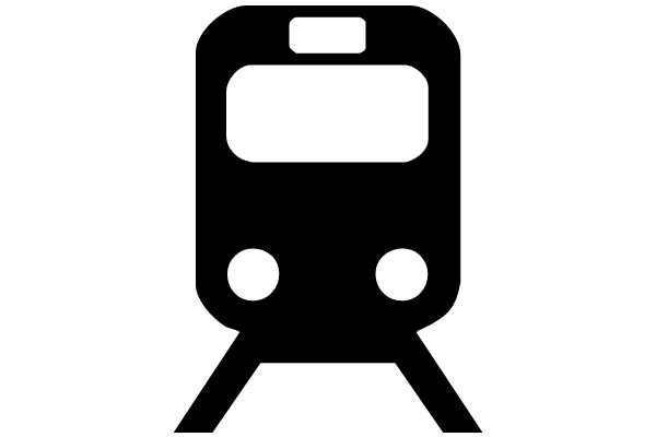 A Simple Icon of a Train