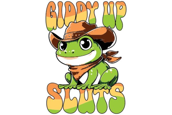 Giddy Up Sluts: A Playful Cartoon Character