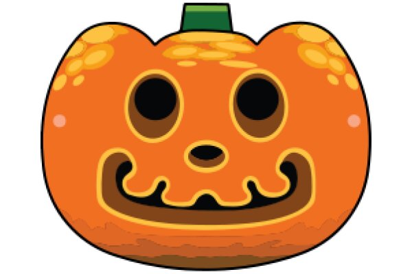 Happy Halloween: A Smiling Pumpkin Emoji